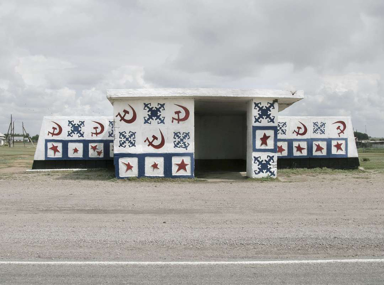Soviet bus stop