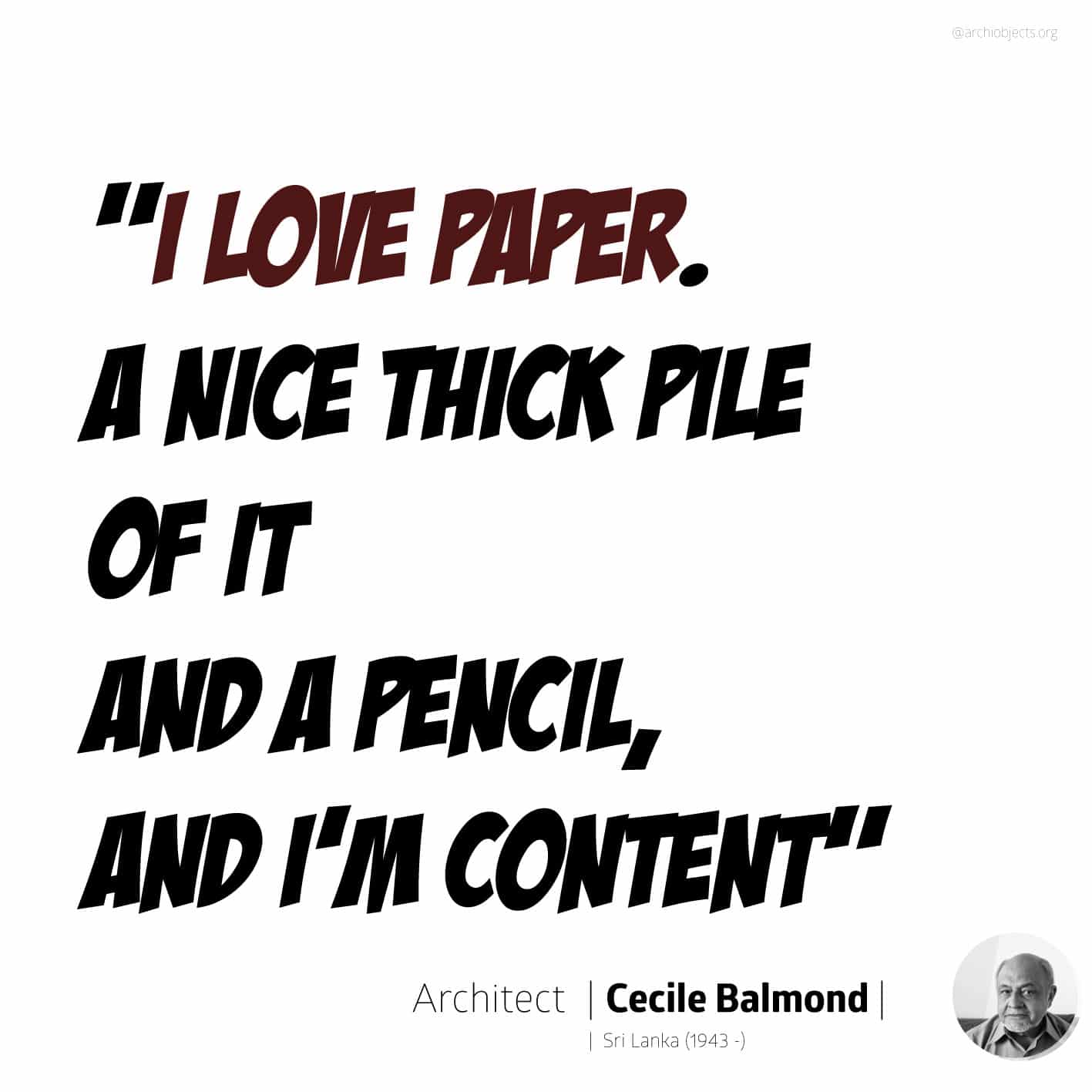 cecile balmond quote