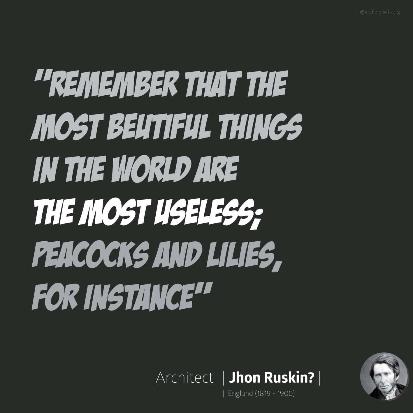 john ruskin quote