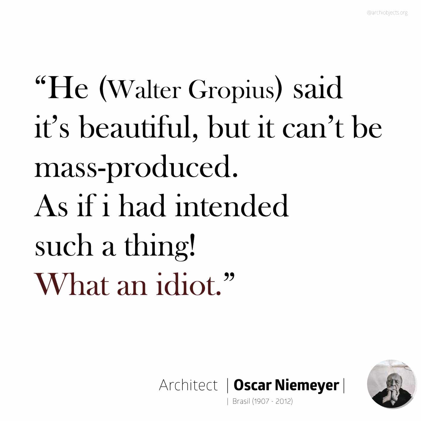 oscar niemeyer quote