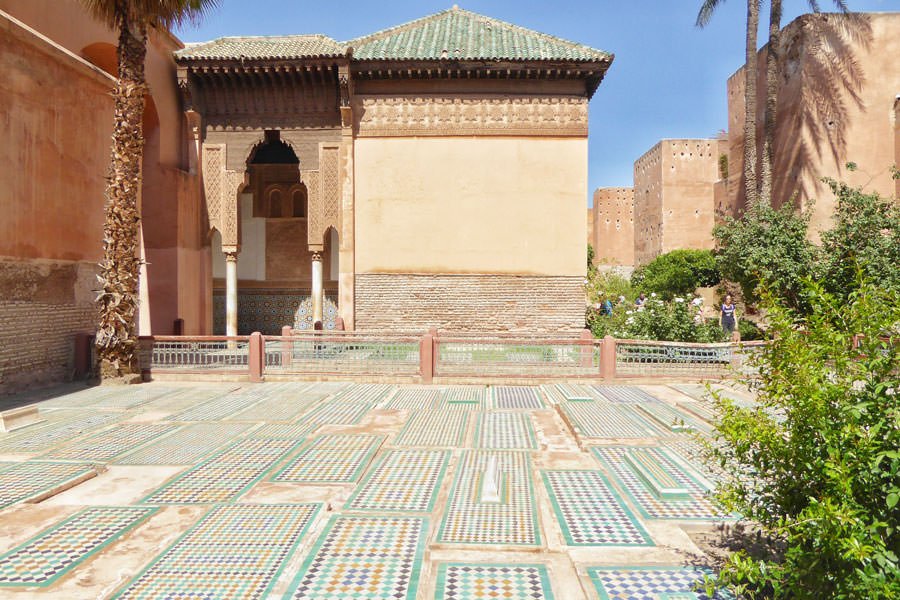Saaditi tombs Marrakech