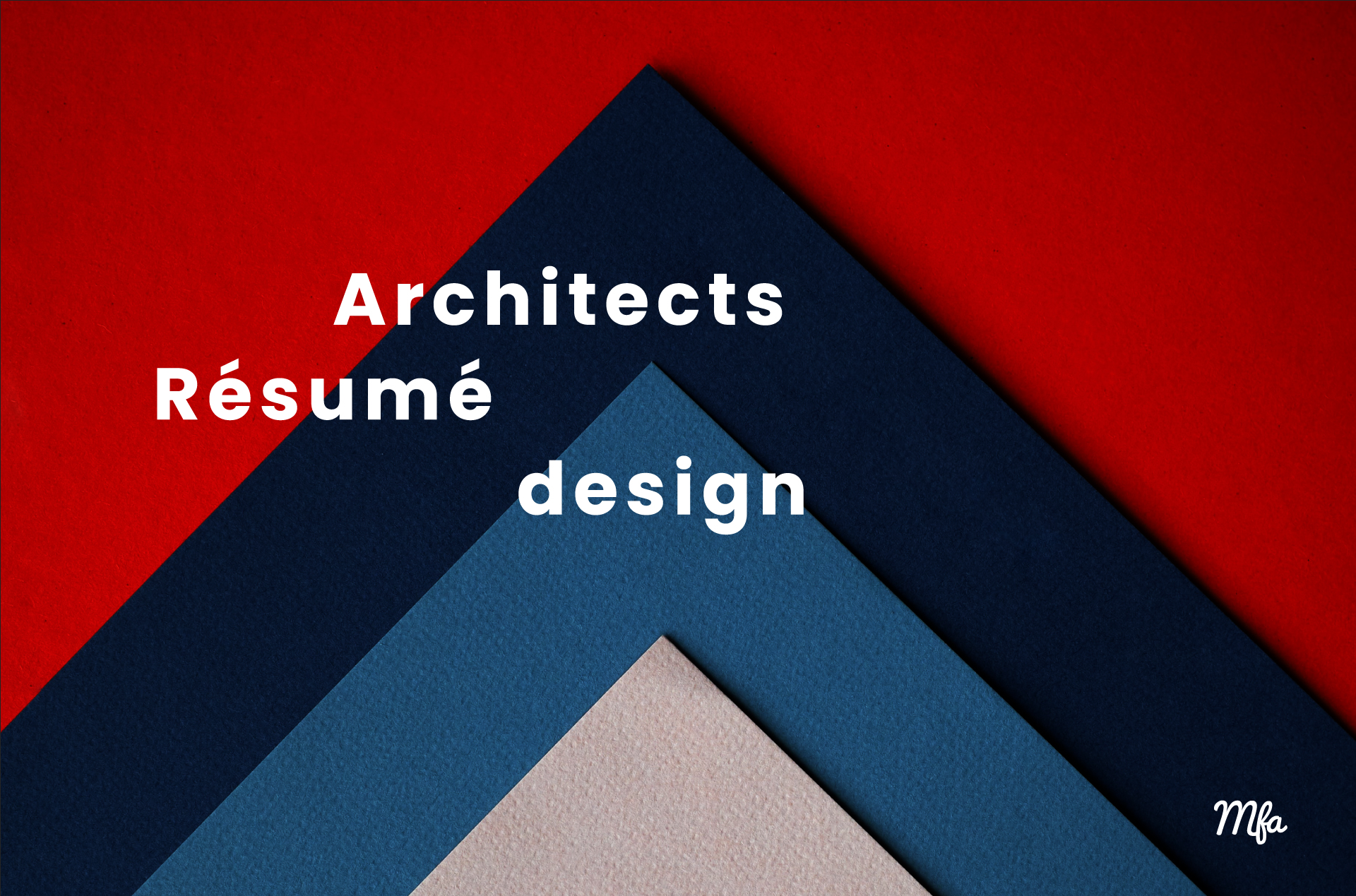 Architects resume design