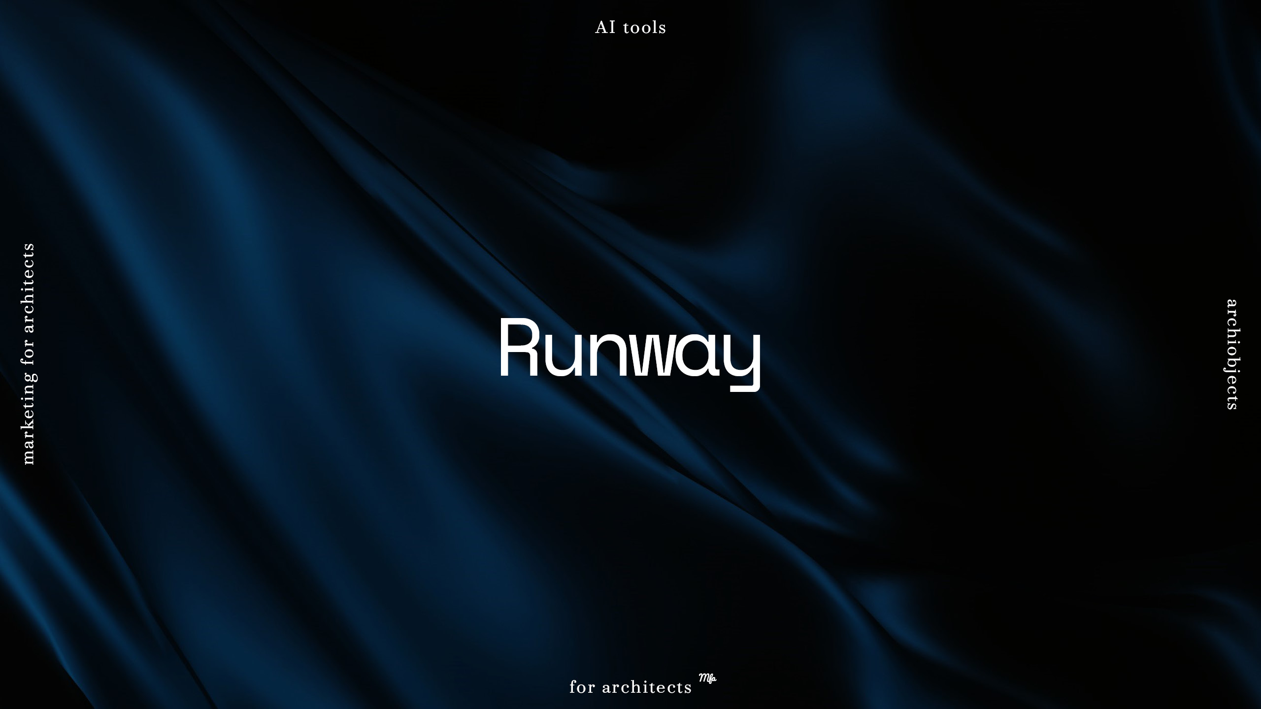 Runway for architects